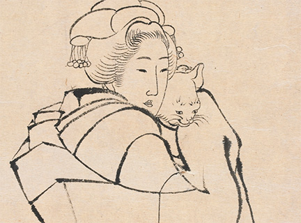 Lady Holding a Cat
